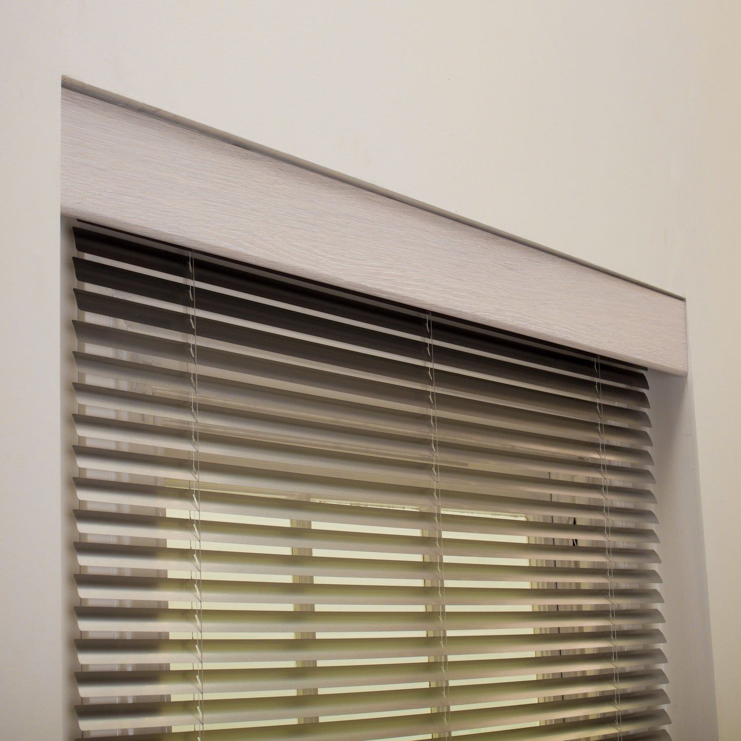 Bleached Wood Flat Pelmet for Roman, Venetian and Vertical Blinds