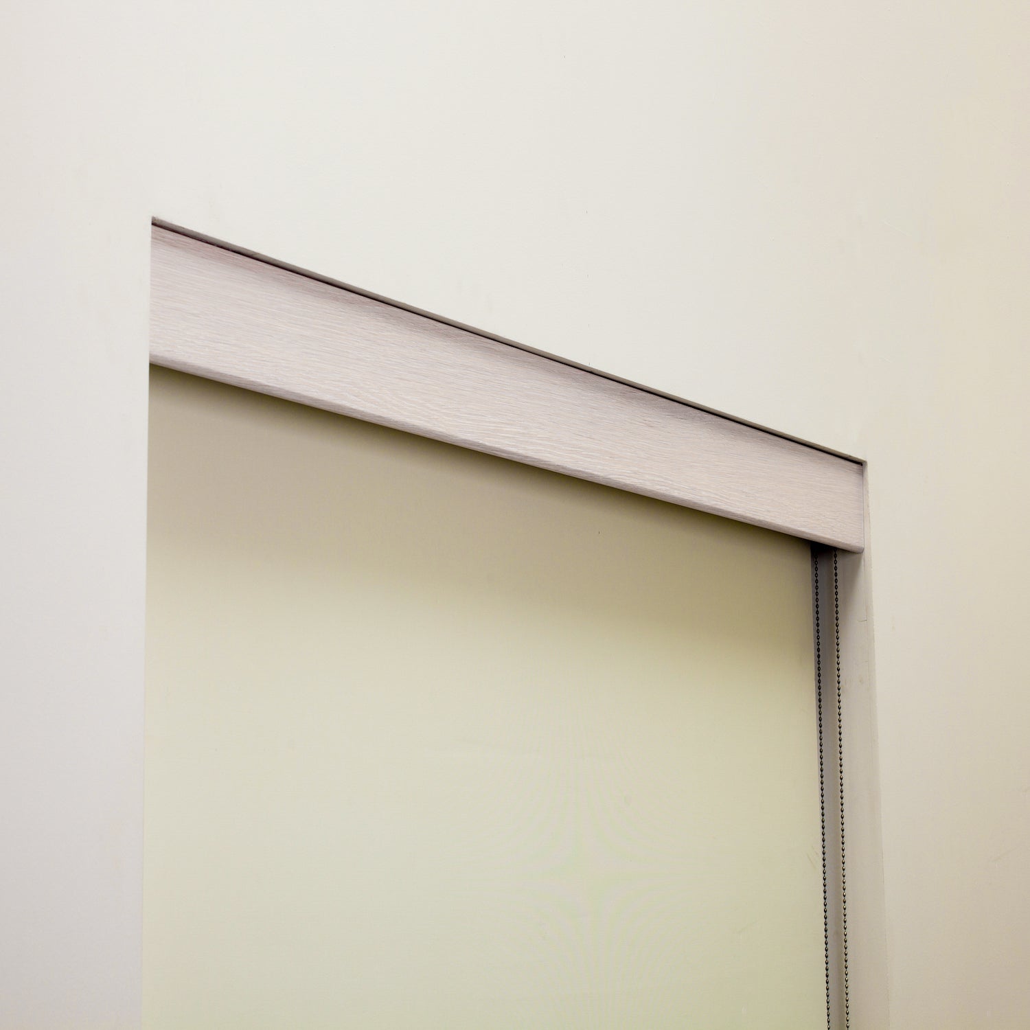 Bleached Wood Flat Pelmet for Roller Blinds