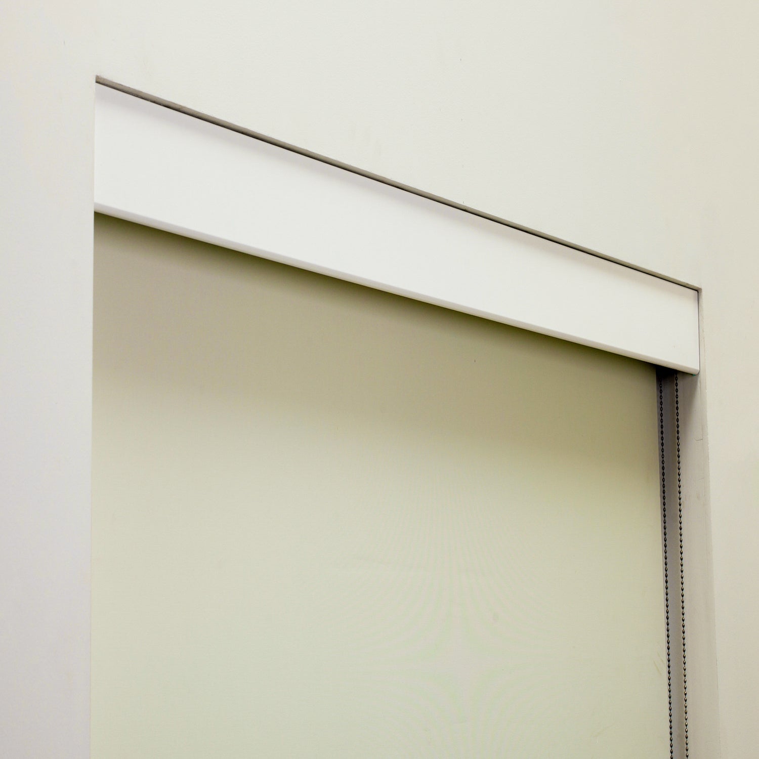 Matt White Flat Pelmet for Roller Blinds