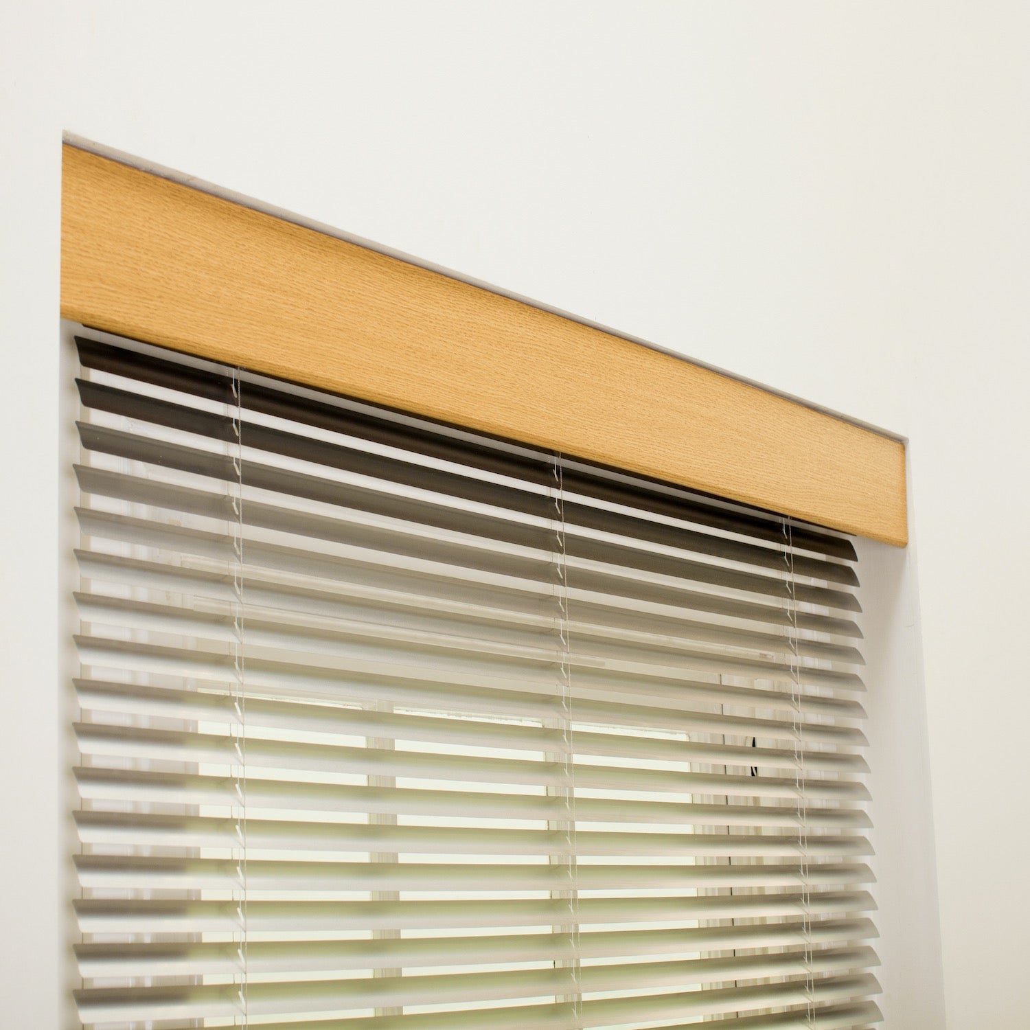 Standard Oak Flat Pelmet for Roman, Venetian and Vertical Blinds