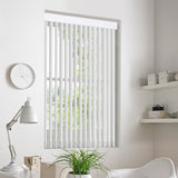 White Paintable Flat Pelmet for Roman, Venetian and Vertical Blinds