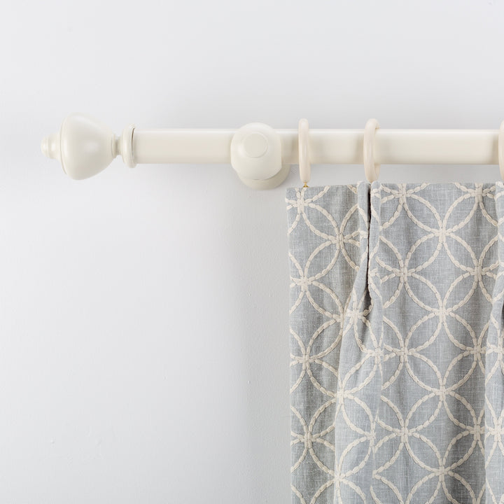 Wood Curtain Pole Kit with Amphora Finial, Dia. 35mm