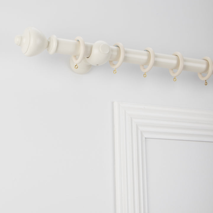 Wood Curtain Pole Kit with Amphora Finial, Dia. 35mm