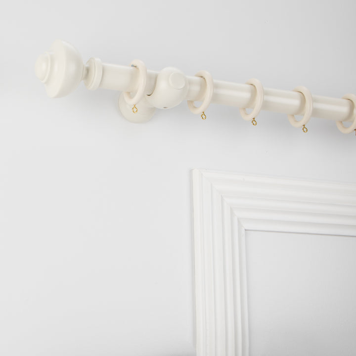 Wood Curtain Pole Kit with Kiel Finial, Dia. 35mm