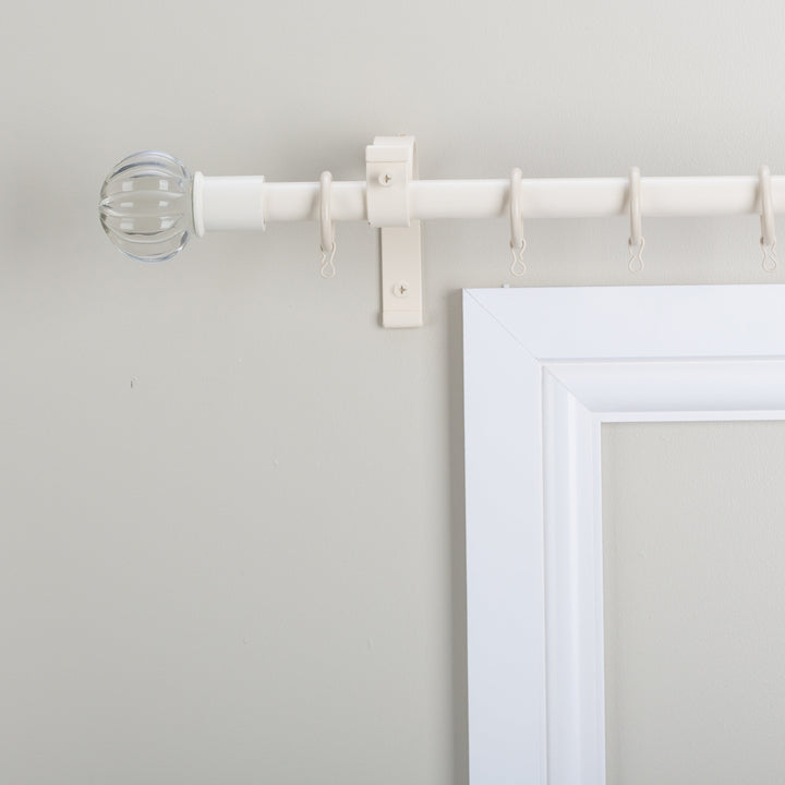 Metal Curtain Pole Kit with Vivienne Finial