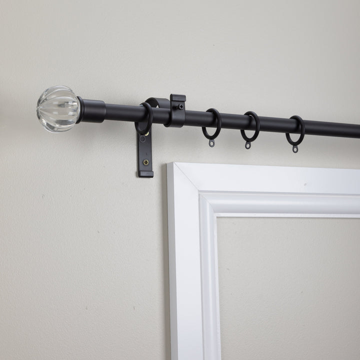 Metal Curtain Pole Kit with Vivienne Finial